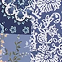 Girls 4-6x Cardigan Patchwork Printed Dress Set