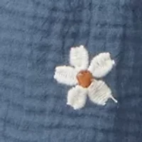 Girls 4-6x Daisy Embroidered Smocked Dress