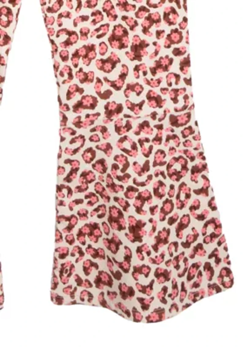 Girls 4-6x Animal Printed Set with Headband