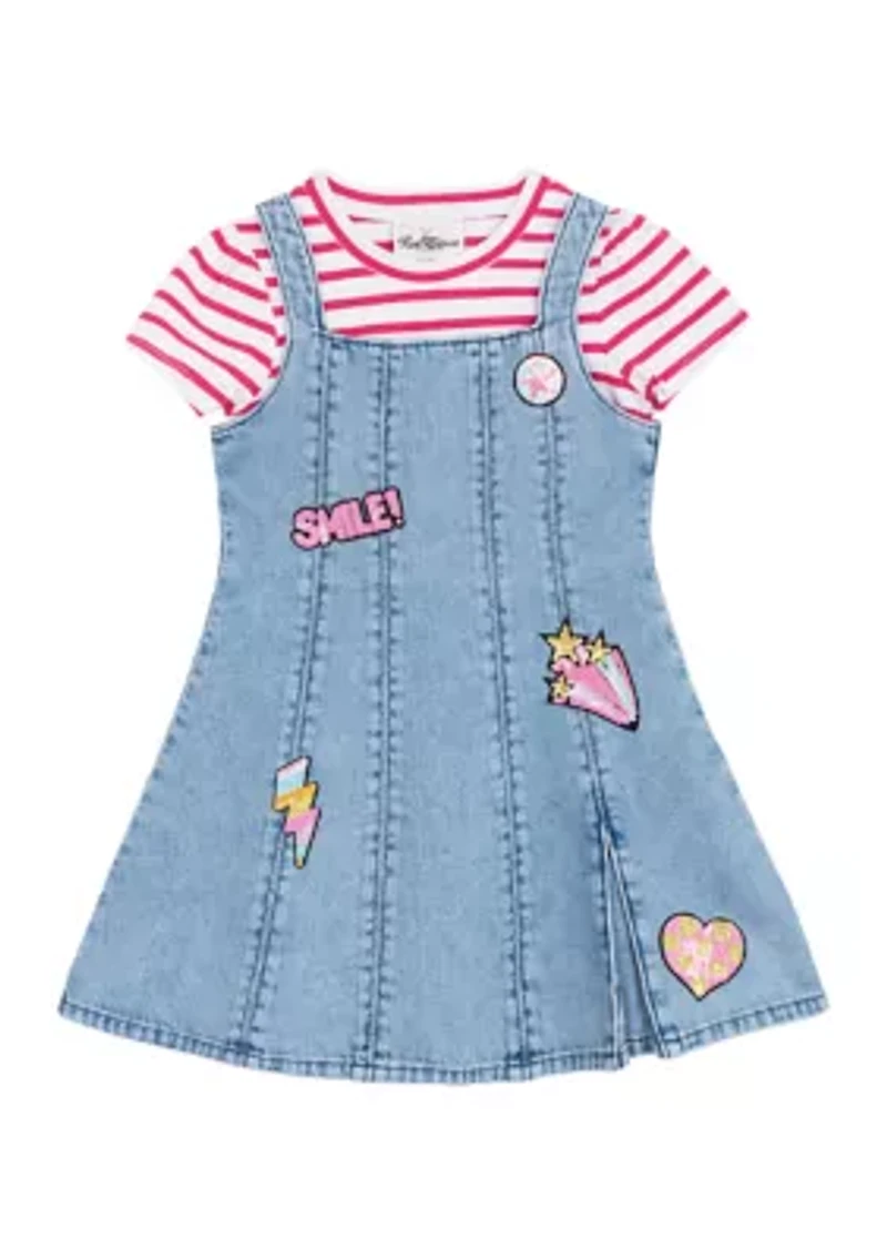 Girls 4-6x Denim Jumper