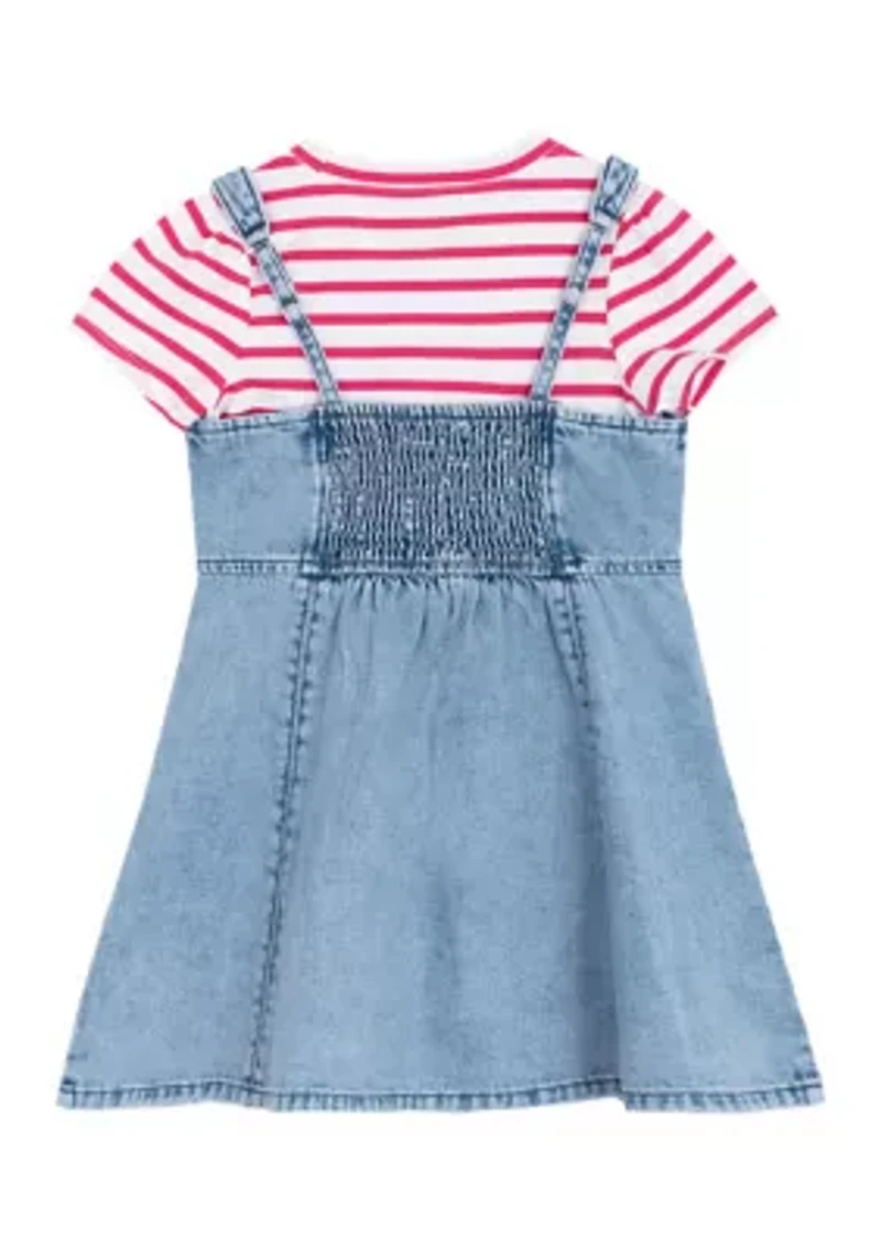 Girls 4-6x Denim Jumper