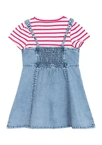 Girls 4-6x Denim Jumper