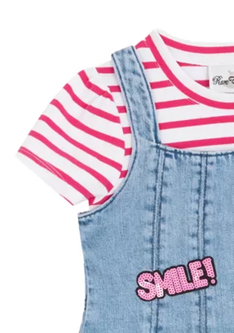 Girls 4-6x Denim Jumper