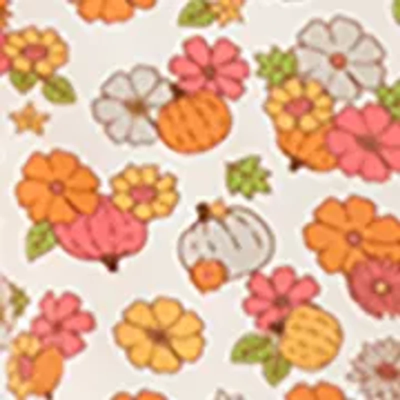 Girls 4-6x Harvest Appliqué Top and Printed Leggings Set