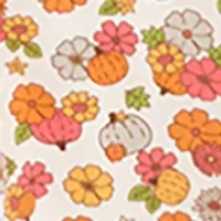 Girls 4-6x Harvest Appliqué Top and Printed Leggings Set