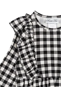 Girls 4-6x Harvest Dress Set with Hair Ties