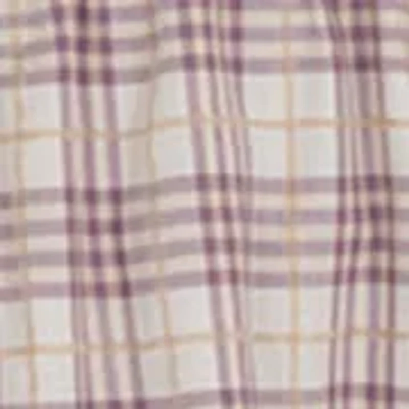 Girls 4-6x Long Sleeve Plaid Dress and Purse Set