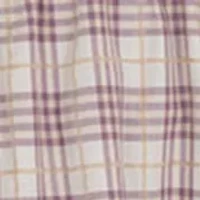 Girls 4-6x Long Sleeve Plaid Dress and Purse Set