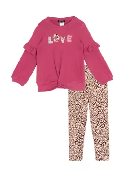 Girls 4-6x Sweater and Pants Set