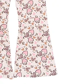 Girls 4-6x Bow Top and Floral Legging Set