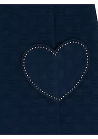 Girls 4-6x Heart Knit Jumper