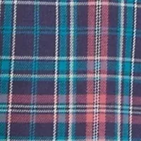 Girls 4-6x Long Sleeve Woven Plaid Ruffled Jumper