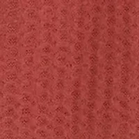 Girls 4-6x Thermal Knit Top and Printed Brush Leggings Set