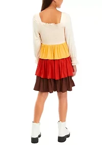 Girls 7-16 Color Blocked Dress