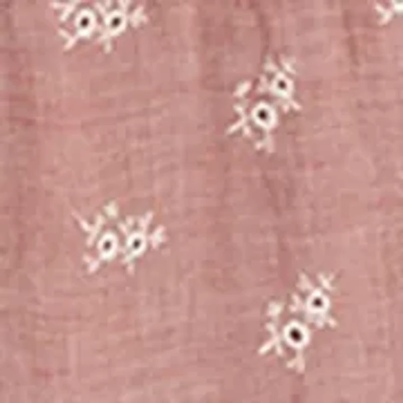 Girls 7-16 Short Puff Sleeve Printed Tiered Maxi Dress