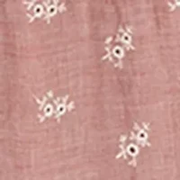 Girls 7-16 Short Puff Sleeve Printed Tiered Maxi Dress