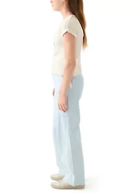 Girls 7-16 Happy Sun Graphic T-Shirt and Cargo Pants Set