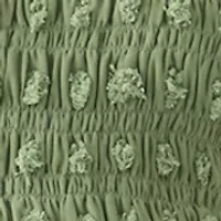 Girls 7-16 Smocked Clip Dot Dress