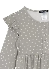 Girls 7-16 Dot Stripe Set