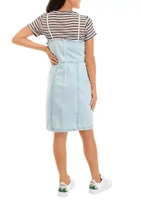 Girls 7-16 Denim Jumper Dress