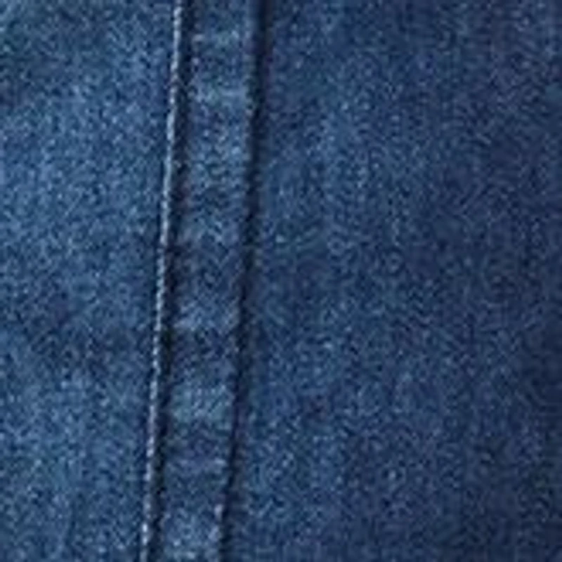 Girls 4-6x 2 Piece Pleated Printed Lurex Chiffon Dress and Denim Vest