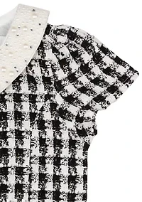 Girls 4-6x Bouclé Dress