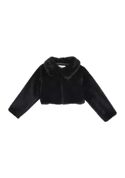 Girls 4-6x Fur Jacket