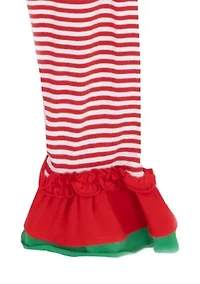 Girls 4-6x Santa Graphic Set