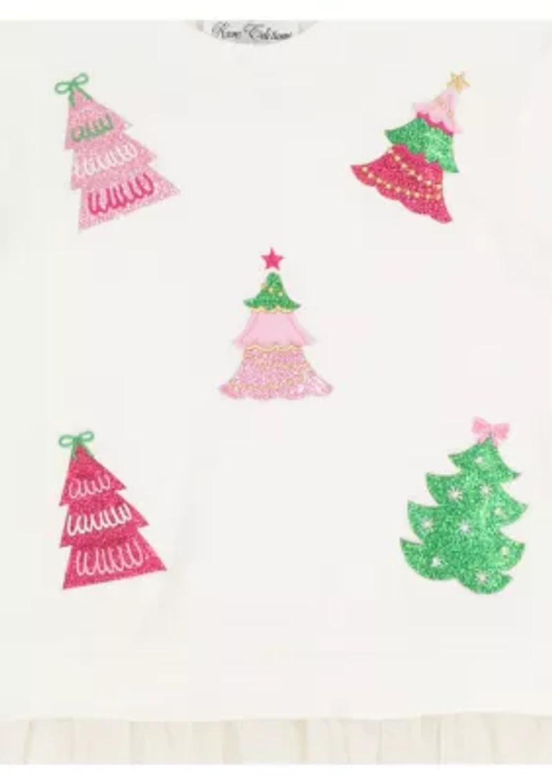 Girls 4-6x Multi Tree Pullover and Legging Set