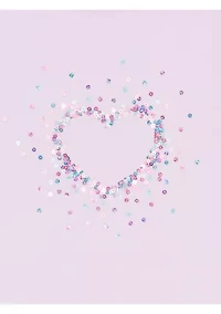 Girls 4-6x Sequin Jacket, Skirt and Heart Graphic T-Shirt