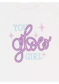 Girls 4-6x Denim Sequin Jacket 3-Piece Skirt Set