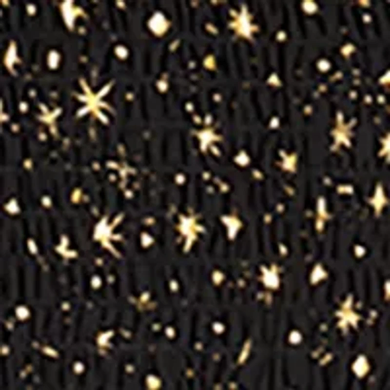 Girls 7-16 Foil Printed Chiffon Smocked Top and Skirt Set