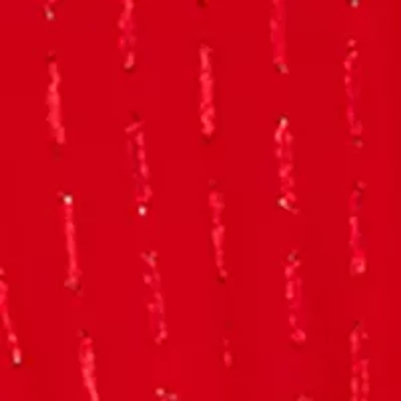 Girls 7-16 Long Sleeve Lurex Chiffon Tiered Dress with Smocking