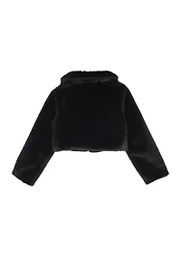 Girls 7-16 Fur Jacket