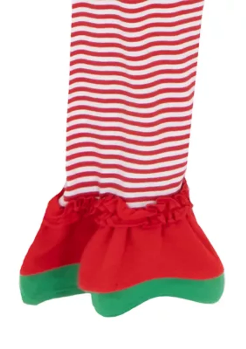 Girls 7-16 Santa Legging Set