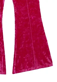 Girls 7-16 Jingle Belle Top and Velvet Bell Bottom Legging Set