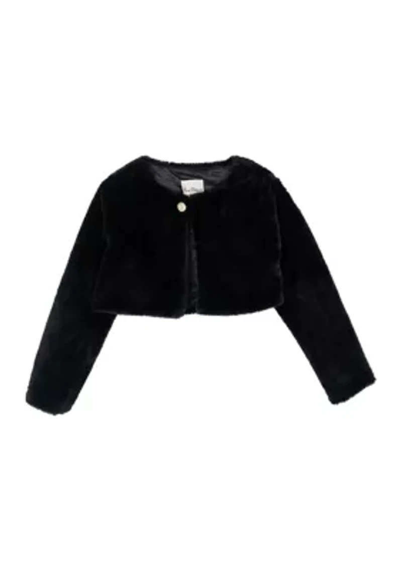 Girls 7-16 Fur Shrug