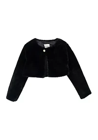 Girls 7-16 Fur Shrug