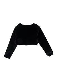 Girls 7-16 Fur Shrug