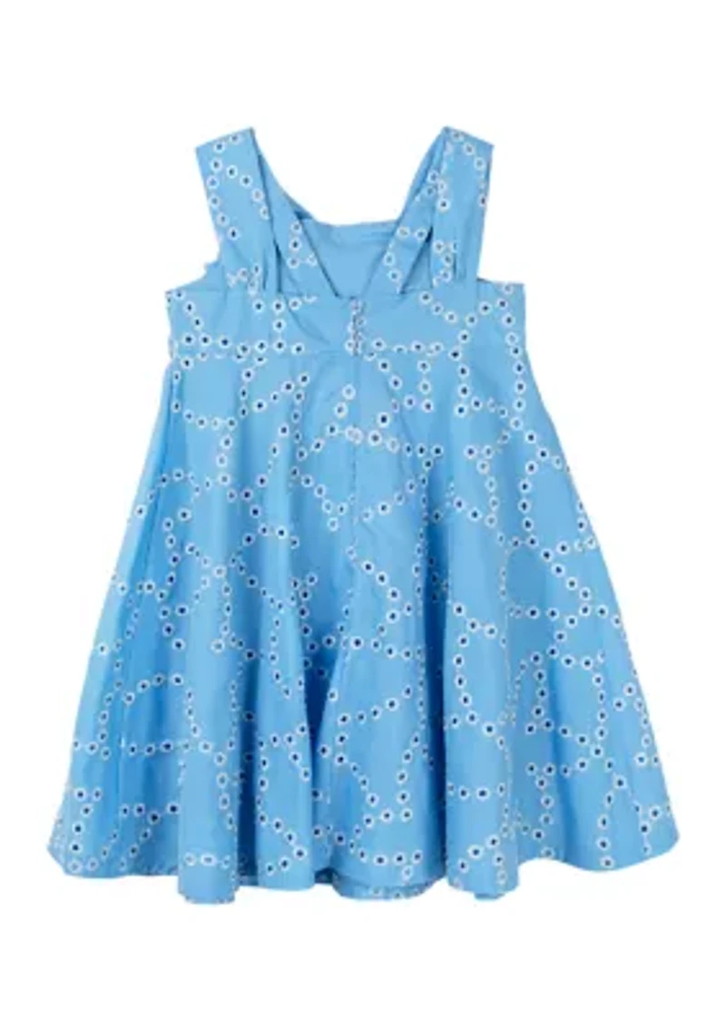 Girls 4-6x Eyelet Dress