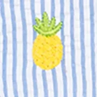 Girls 4-6x Pineapple Seersucker Shorts