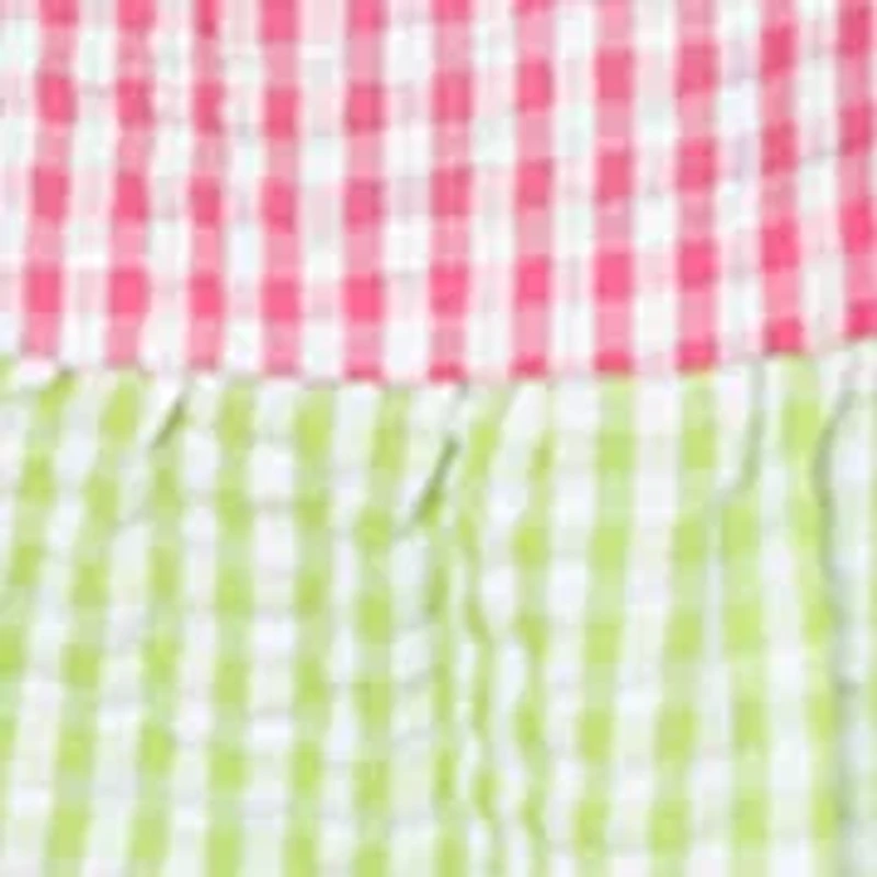 Girls 4-6x Mix Tiered Seersucker Dress