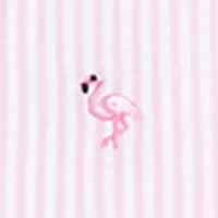 Girls 4-6x Flamingo Appliqué Seersucker Maxi Dress with Bag