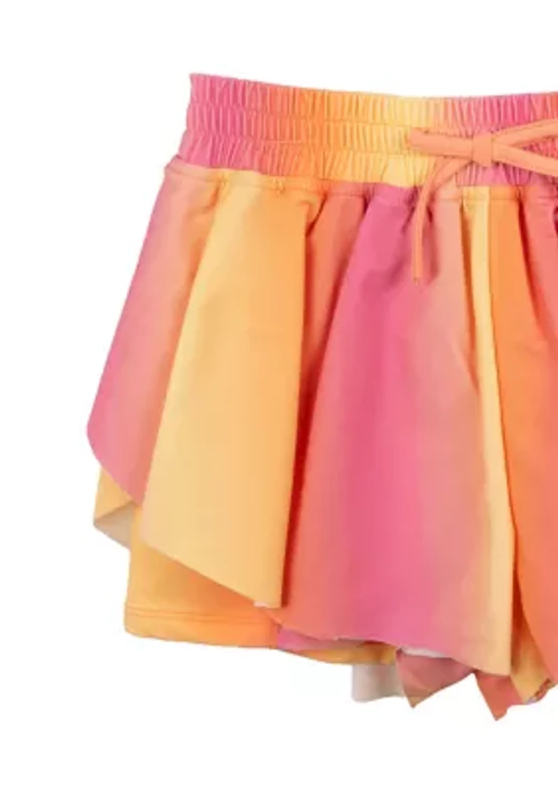 Girls 4-6x Tank Top and Rainbow Shorts Set