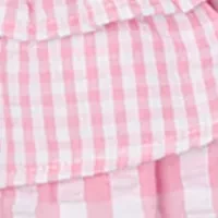 Girls 4-6x Eyelet Flutter Top and Ruffle Shorts Set