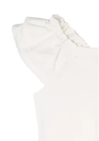 Girls 4-6x Eyelet Flutter Top and Ruffle Shorts Set