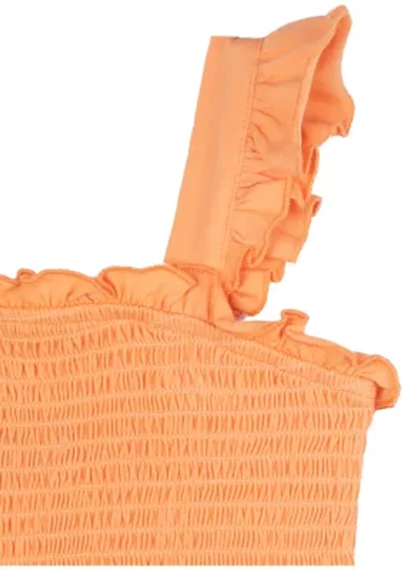 Girls 4-6x Smocked Top and Shorts Set