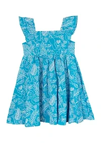 Girls 4-6x Printed Dress