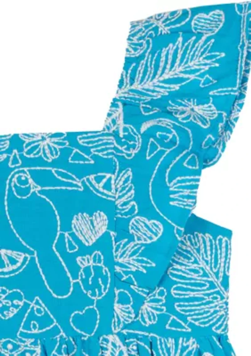 Girls 4-6x Printed Dress