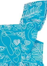 Girls 4-6x Printed Dress